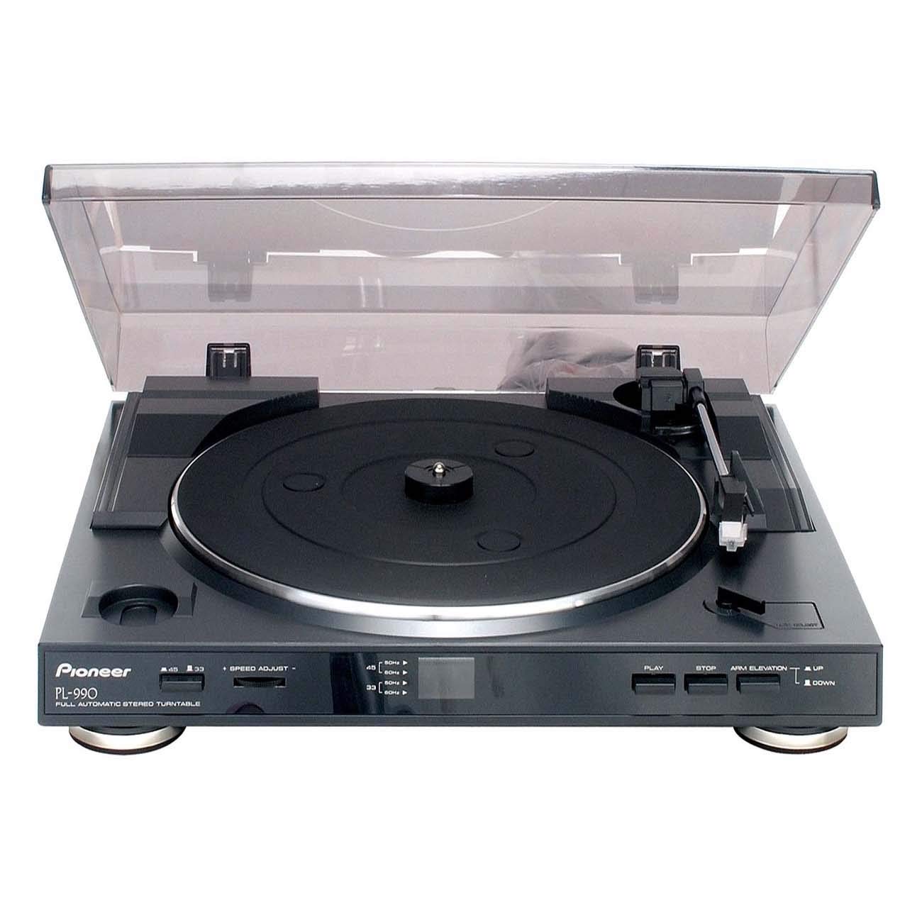 Pioneer PL-990 - Tocadiscos (Servomotor DC), Negro : Amazon.es