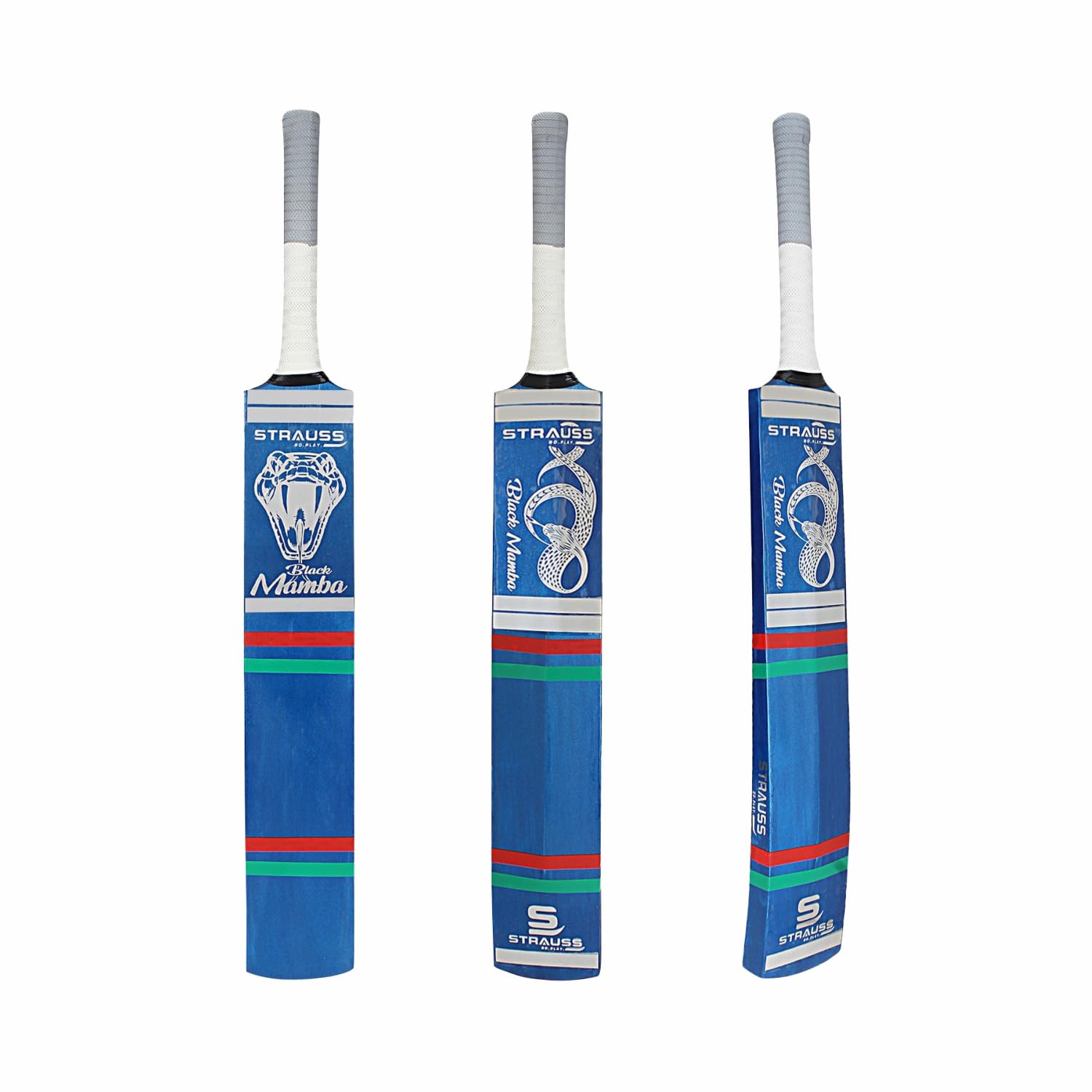 Strauss Cricket Bat | Edition: Black Mamba | Kashmir Willow | Black Mamba Tennis Cricket Bat | Full Size | Color: Blue | Tennis Ball Cricket Bat (B097YJXRRJ) Amazon Price History, Amazon Price Tracker