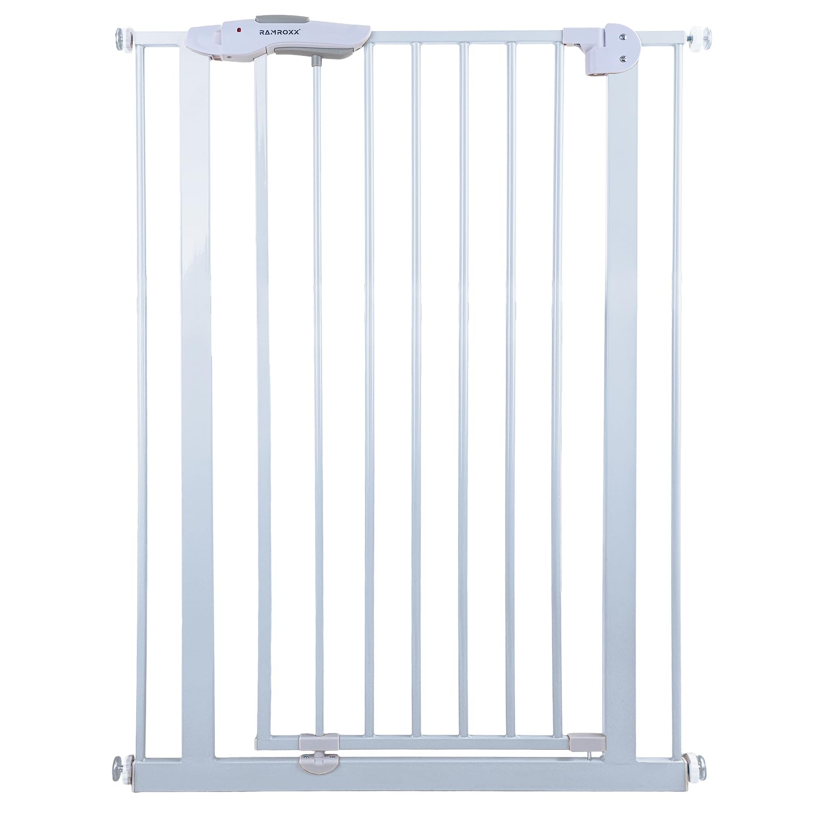 Absperrgitter Treppenschutzgitter weiß für 75-85cm Durchgang 110cm Hoch