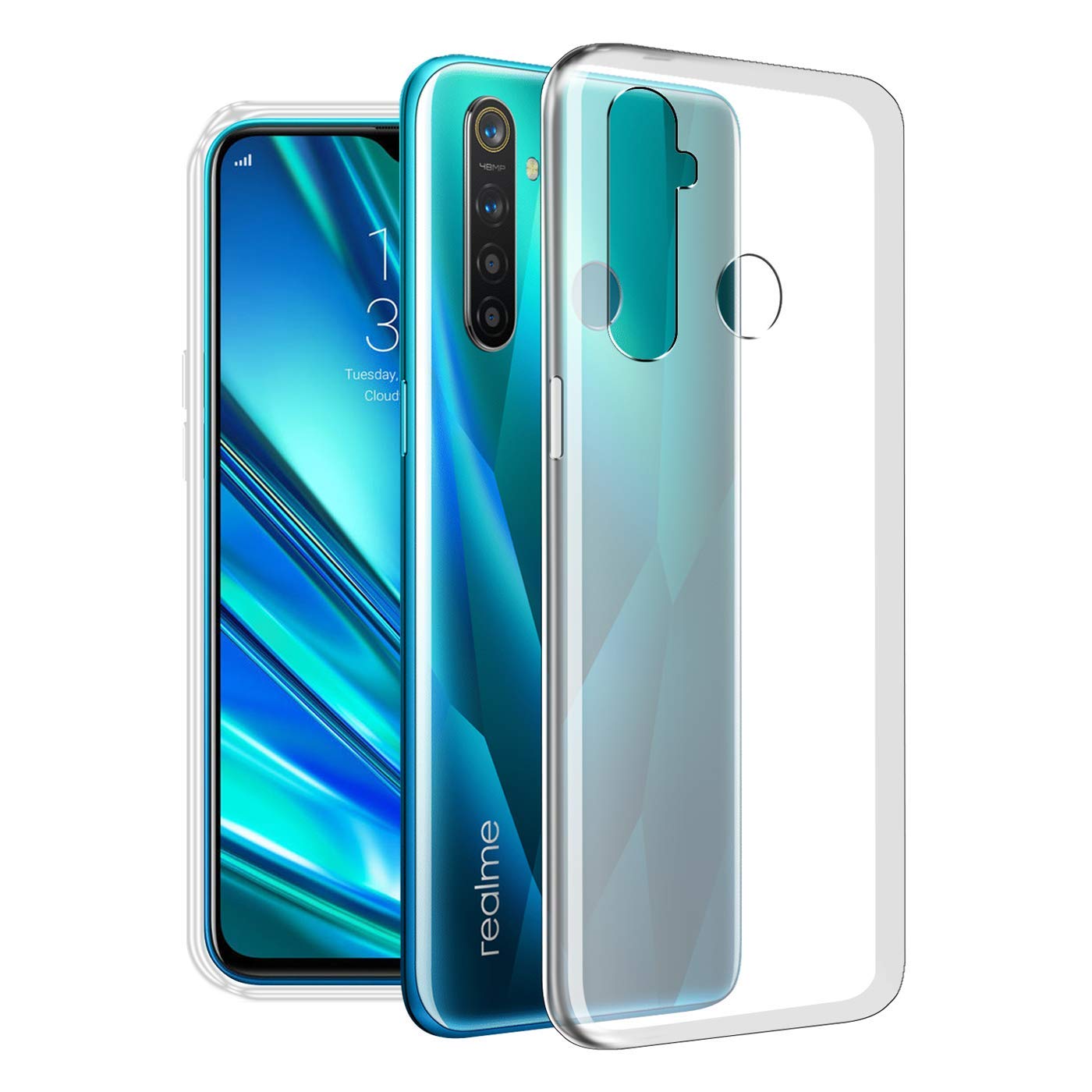 Amazon Brand - Solimo Back Cover Case for Realme 5 Pro | Compatible for Realme 5 Pro Back Cover Case | 360 Degree Protection | Soft and Flexible (TPU | Transparent) (B07XVPZ9WV) Amazon Price History, Amazon Price Tracker