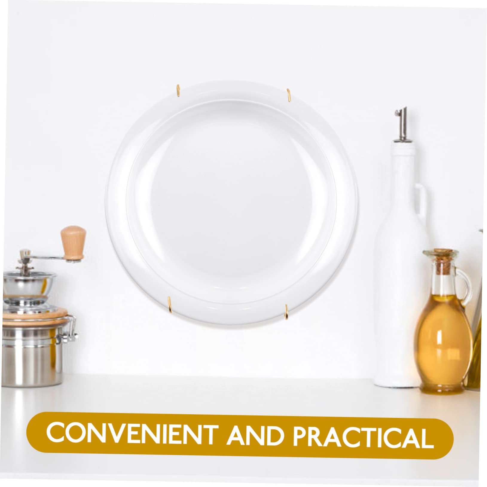 VASDEV 30 Piezas Soporte para Platos Ganchos en Forma de s de Acero Inoxidable Ganchos montados en la Pared Soportes para Platos Verticales Gancho para Colgar Platos Ganchos para Colgar p