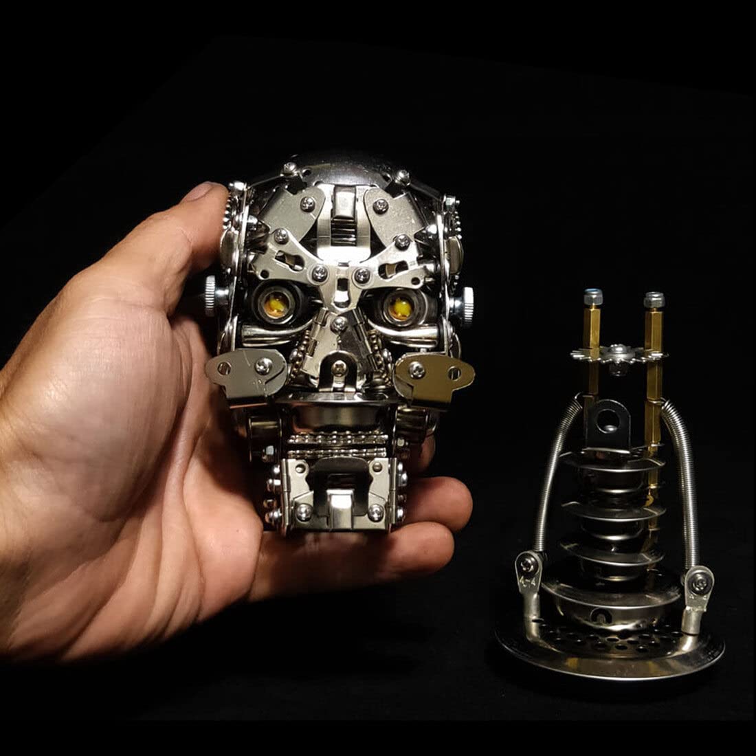 Puzzle 3D, model szkieletu, metalowy zestaw do budowy 3D dla dorosłych (200 elementów)