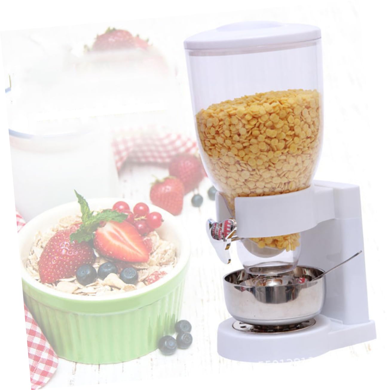 Amazon｜Alipis シー穀物ディスペンサー キッチンキャニスター ル容器