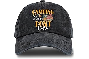Camp Hair, Don't Care Adjustable Washed Cap