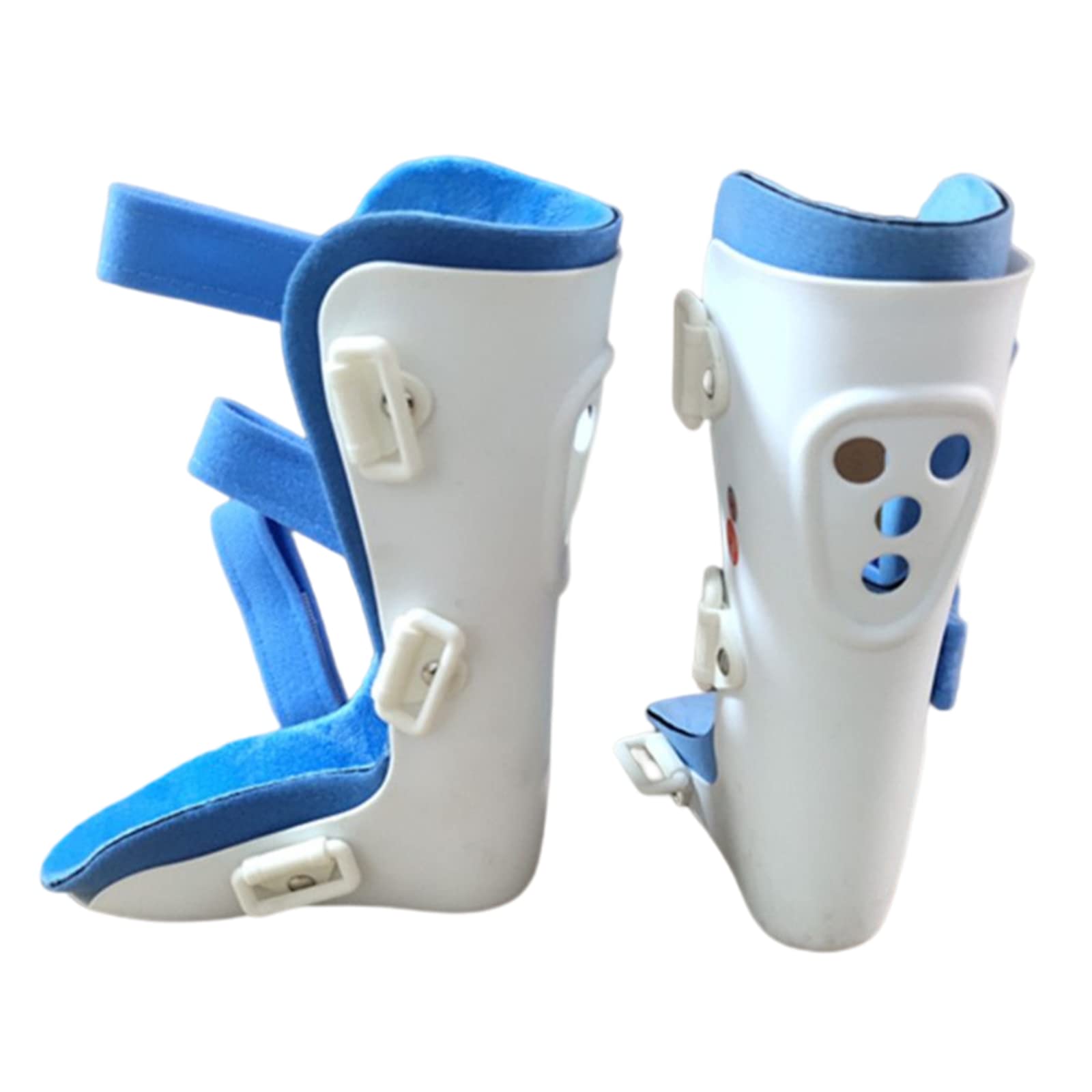 WDSOPK Kids AFO Drop Foot Splint Children's Ankle Foot Orthosis Ankle Foot Brace Night Splint Support for Children's Ankle Sprain Calf Fracture,Left-L (Left+right XL)