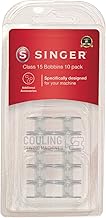 Class 15K Plastic Bobbins - 10PK Genuine Packaged 250061096 Fit Singer