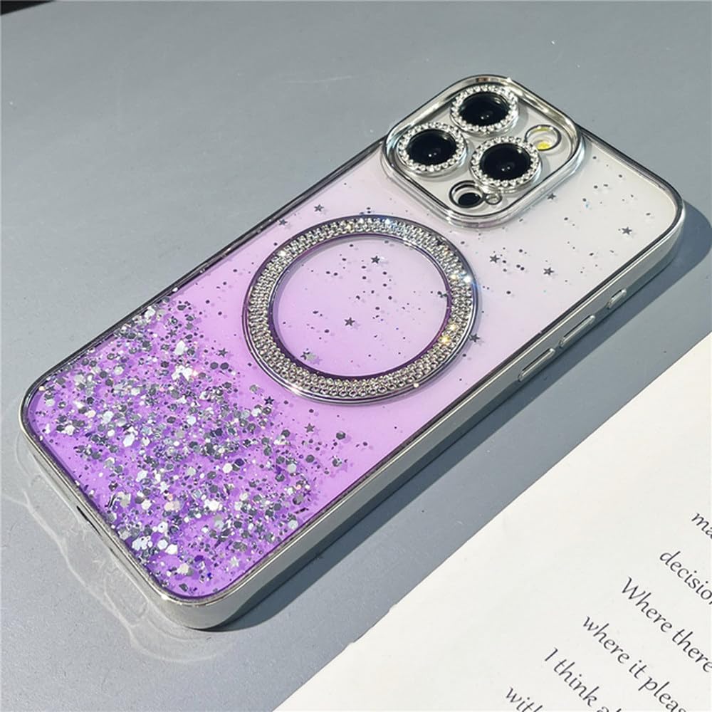 Coque iPhone 15 Pro Max protection caméra violette anti-choc - 8