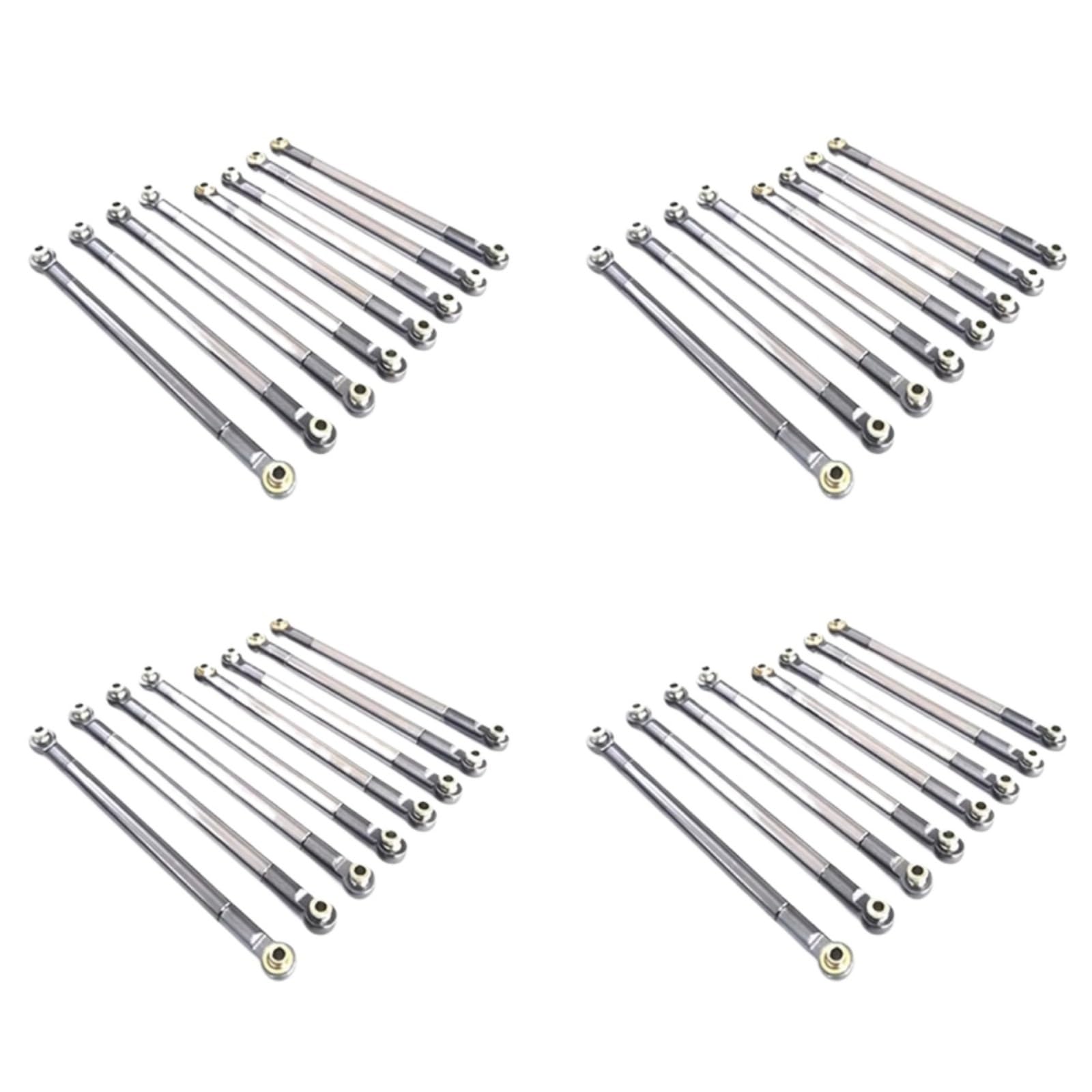 Rc Special Connecting Rod for Mn Mn86S Mn86 Mn86KS Mn86K G500 1/12 32PCS Metal Pull Rod Link Rod Linkage RC Car Parts and Accessories Upgrades Replacement and Use