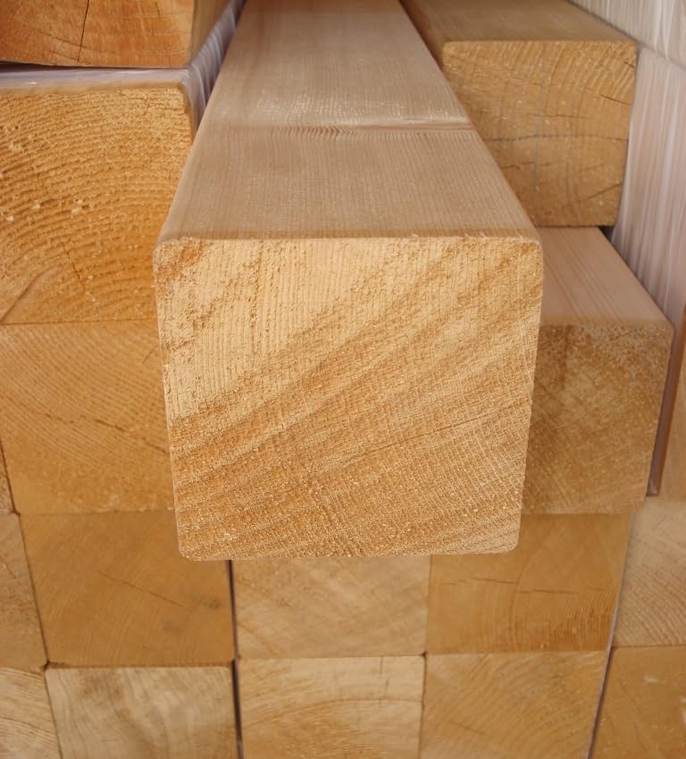 Generico Morale Travetto Listone in Legno di Abete Massello Piallato mm 70 x 70 x 2000