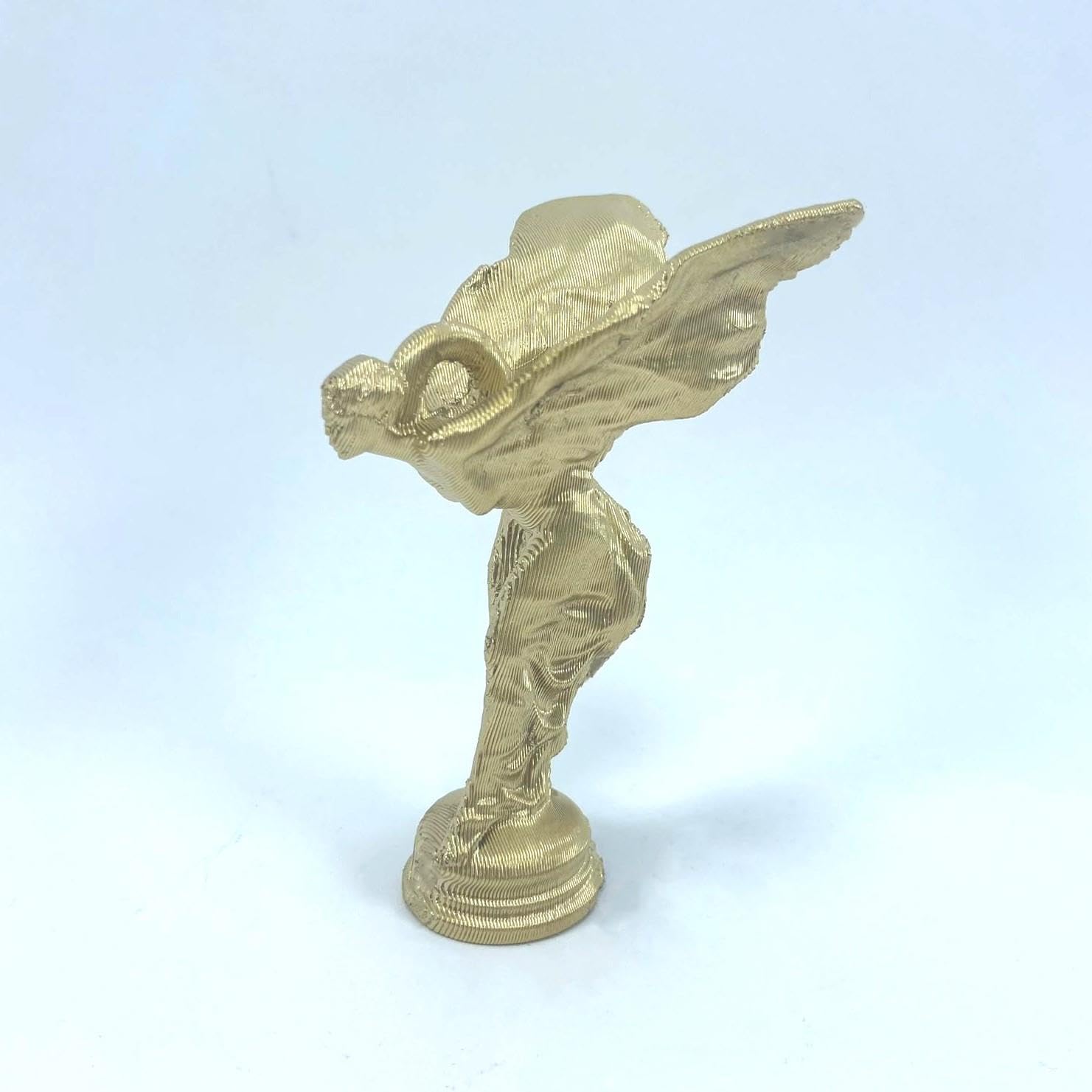3D Cabin Gold Spirit Of Ecstasy Rolls Christmas Tree Bauble Decoration Ornament For Christmas Xmas Noel