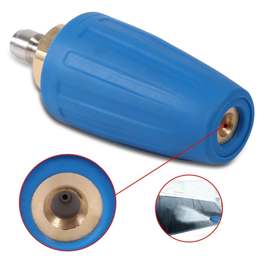 3000 psi rotante spray TURBO ugello per idropulitrice ad alta pressione pulitore pistola di 1/10,2 cm Quick Connect