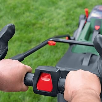 Bosch Cordless Lawnmower - UniversalRotak 2x18V-37-550 (up to 500 m² with 2 4.0 Ah batteries, 18V system, Cutting width: 37 cm; without battery)