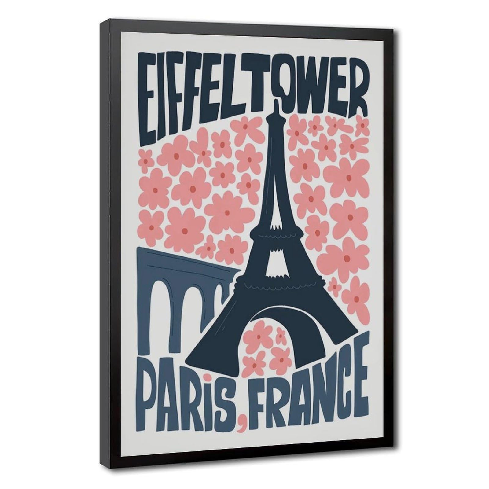 Eiffel Tower Paris Canvas Poster for Office Decor Gift