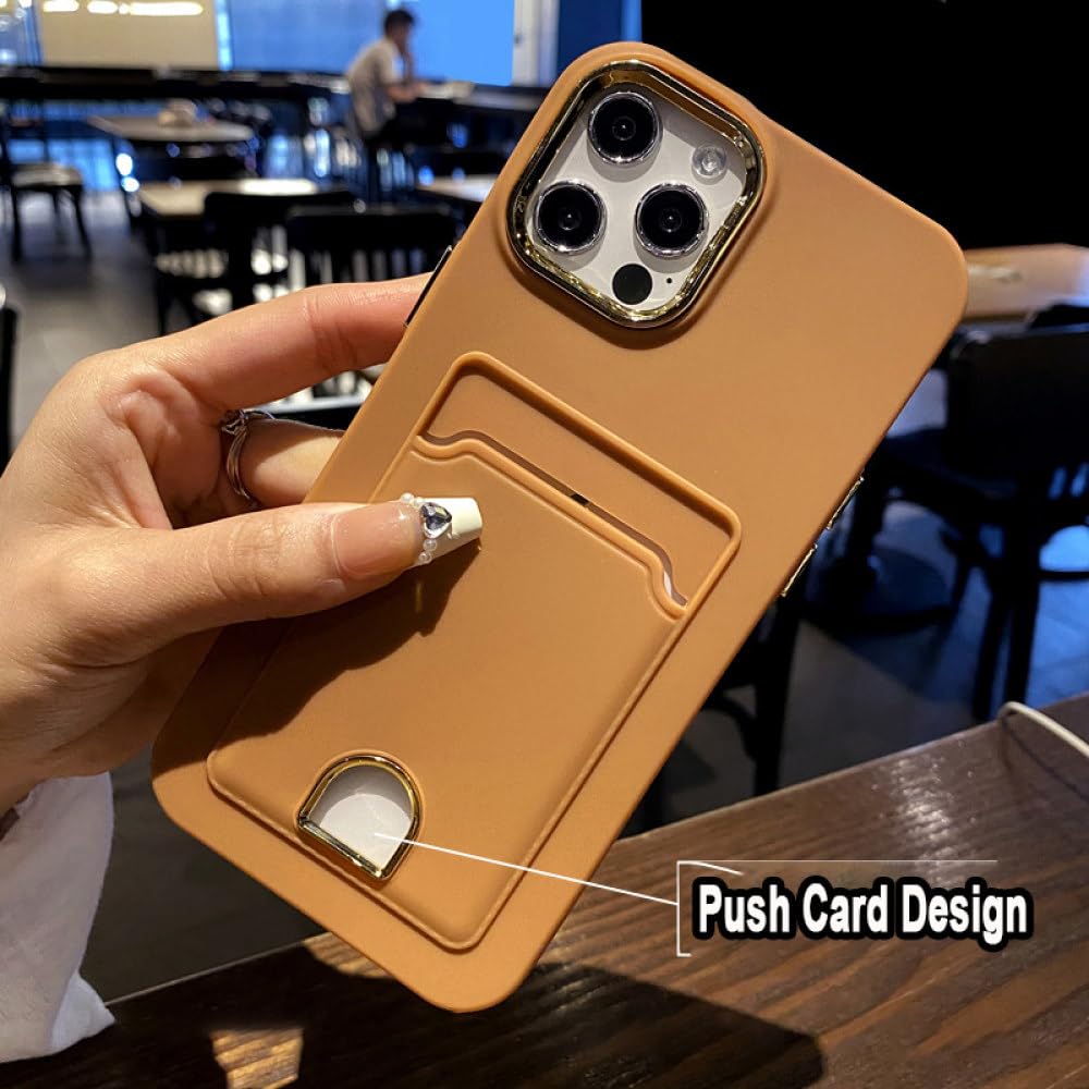 カードホルダースロット財布ケース iPhone 13Pro シリコン　青 41HwbKx8FuL.jpg