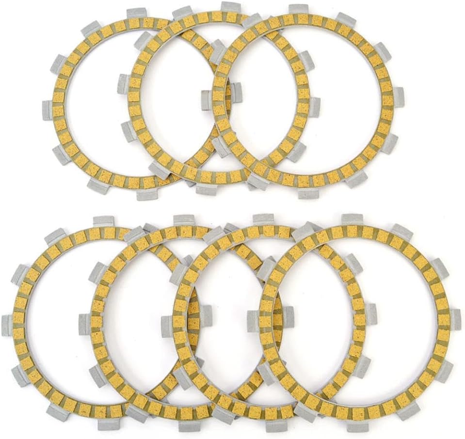 Clutch Friction Disc Plate Compatible with TDR 250 240 TTR TZR 250 250R YZ125 B D TTR250 R1Z350 R1 Z 250 WR250R RY XY Universal Fit Aftermarket Replacement