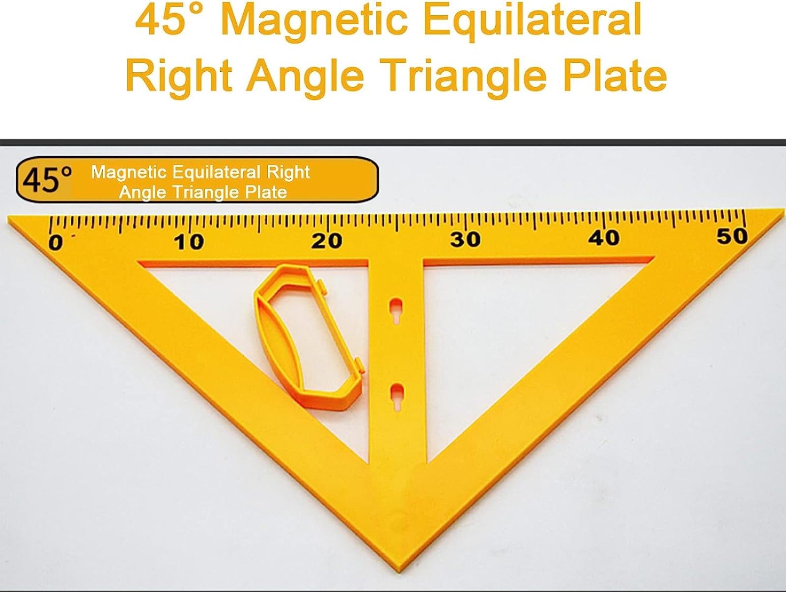Set di righelli magnetici per geometria, da attaccare direttamente alla lavagna per insegnanti scolastici