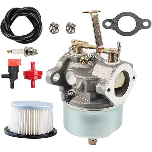 Carburetor for Tecumseh 632230 632272 H30 H50 H60 HH60 Engines Carb Fits many tecumseh 5&6 HP 4 cycle engines on snowblowers & troy bilt horse tillers
