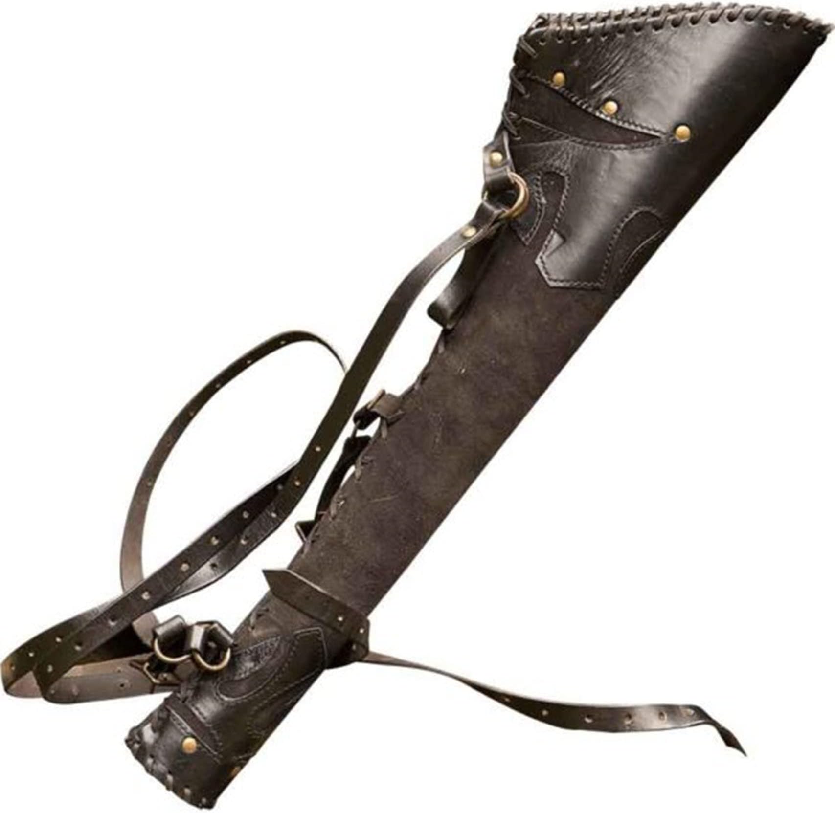 Archery Arrow Quiver Holder Adjustable Arrow Backpack Bag Holder Back Quiver for LARP Bow Hunting Target Shooting Practicing
