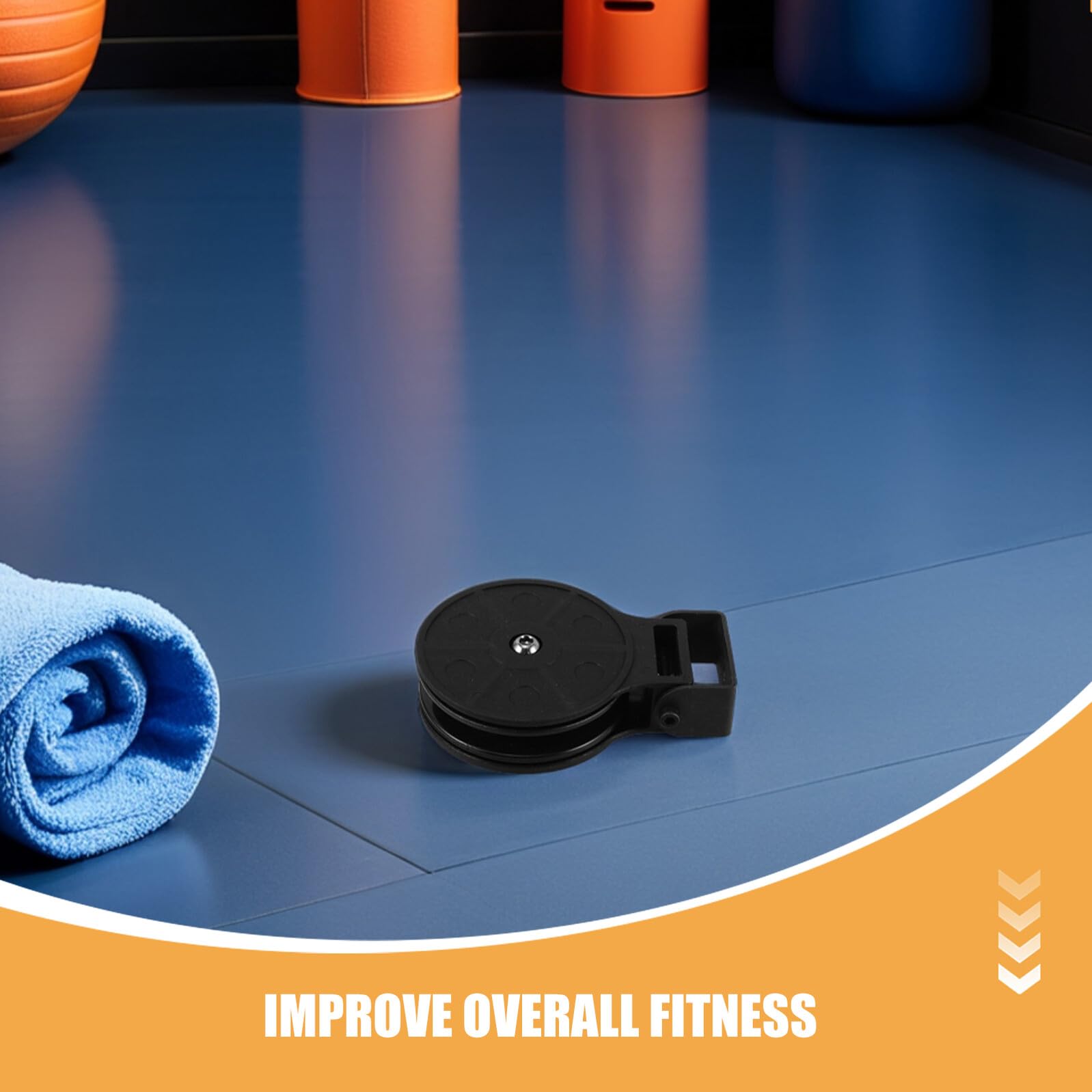 ORFOFE 2 Pezzi Puleggia Sollevamento Fitness per Palestra Dispositivo Puleggia Cavo Silenzioso per Attrezzi Allenamento Braccia per Recupero e Riabilitazione Muscolare