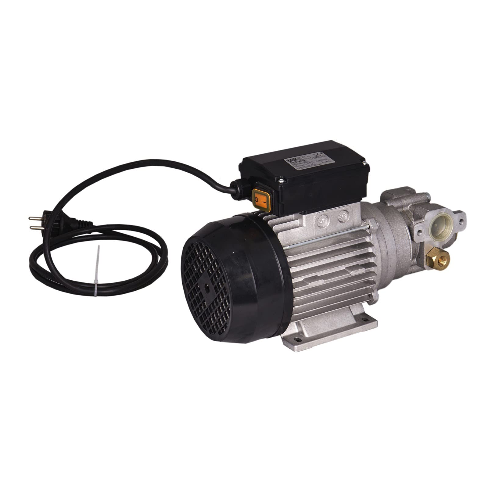 PIUSI Pompa Elettrica per Olio e liquidi ad Alta Viscosità, Portata 9 l/min, Pressione 12 bar, Alimentazione 230V/50/60Hz, Connessioni 1" BSP, Valvola Bypass regolabile | Viscomat Gear F0030403D