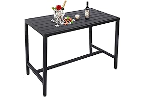 Outdoor Bar Table, Patio Counter Height Bar Table
