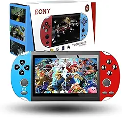 Videogame Portatil Tela 4.8 +10000 Jogos Retro 16GB, Console de Mão Memoria Expansivel