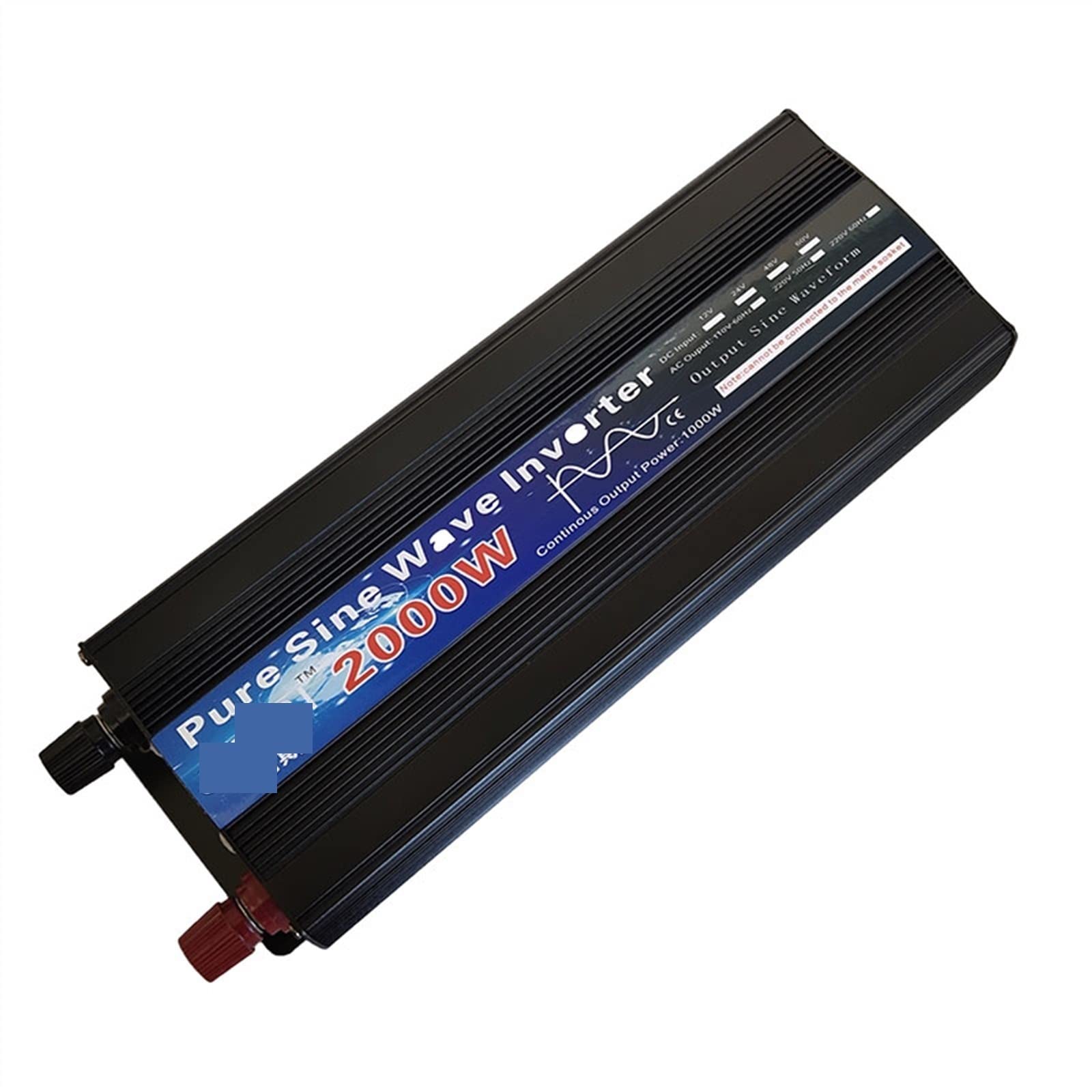 Falownik Przetwornica czystej fali sinusoidalnej 1000W 1600W 2000W DC 12V / 24V 50Hz 60Hz przetwornica napięcia domowy konwerter samochodowy energia słoneczna(2000W,12V)