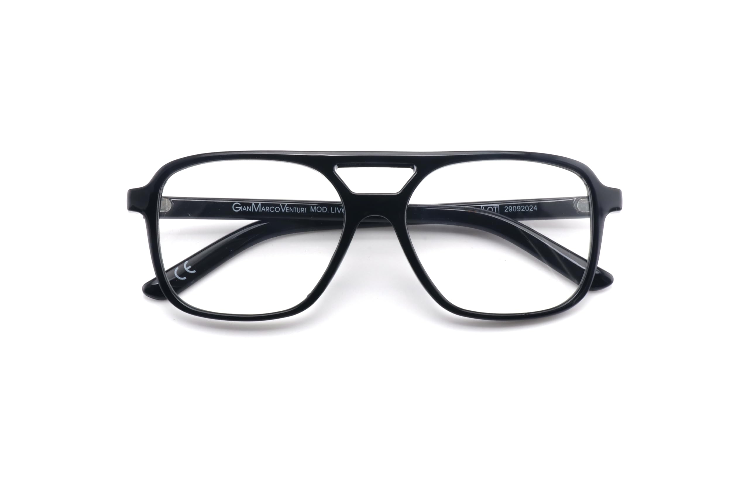 GianMarcoVenturi Lunettes de lecture Livourne Noir +2,50, Noir, 2.5 Diottria