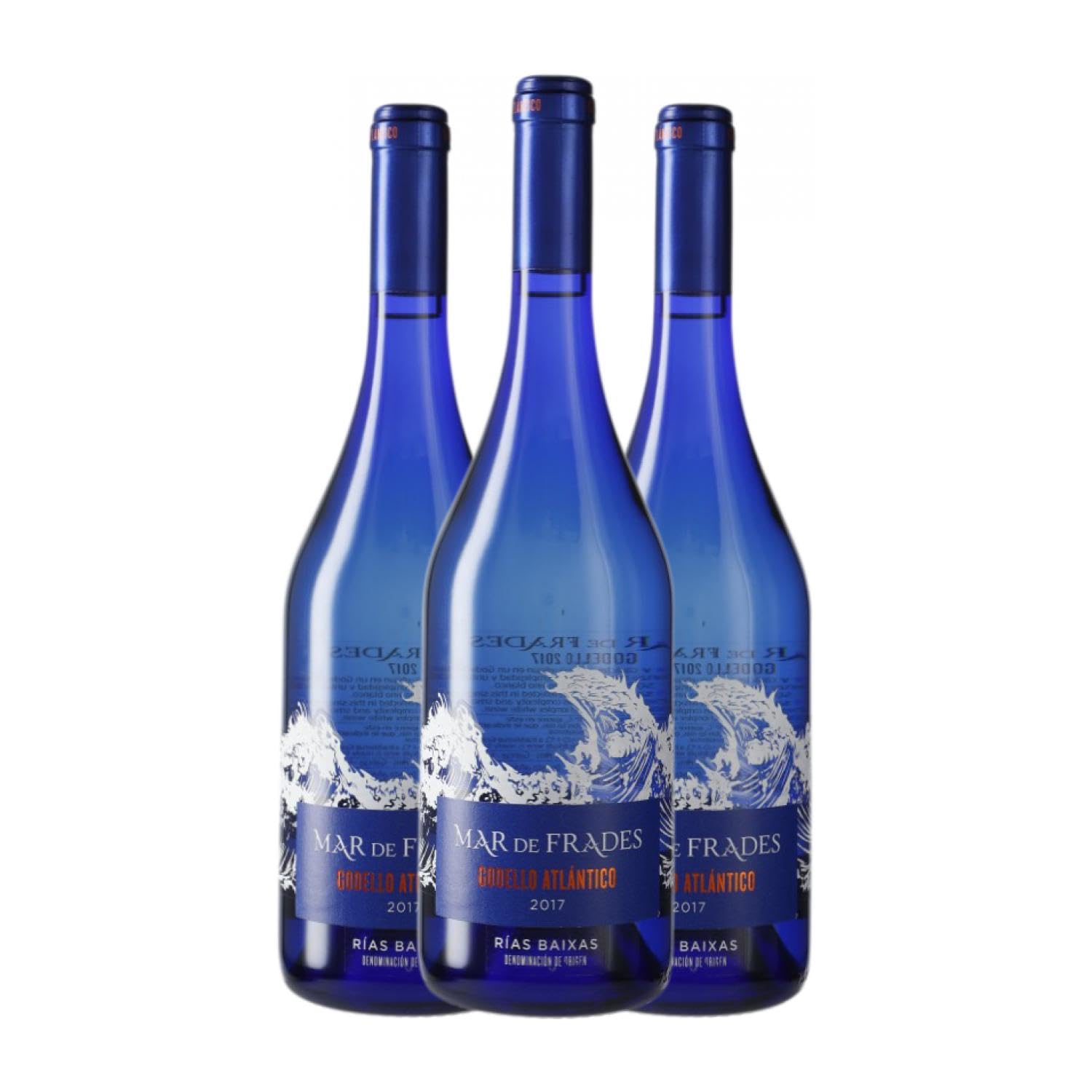 Mar de Frades Godello Rías Baixas 75 cl Vino blanco (Caja de 3 Botellas de 75 cl)