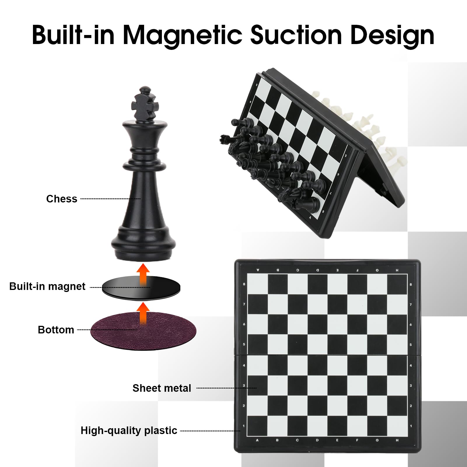 GCNWW Mini Magnetic Chess Set - Image 4