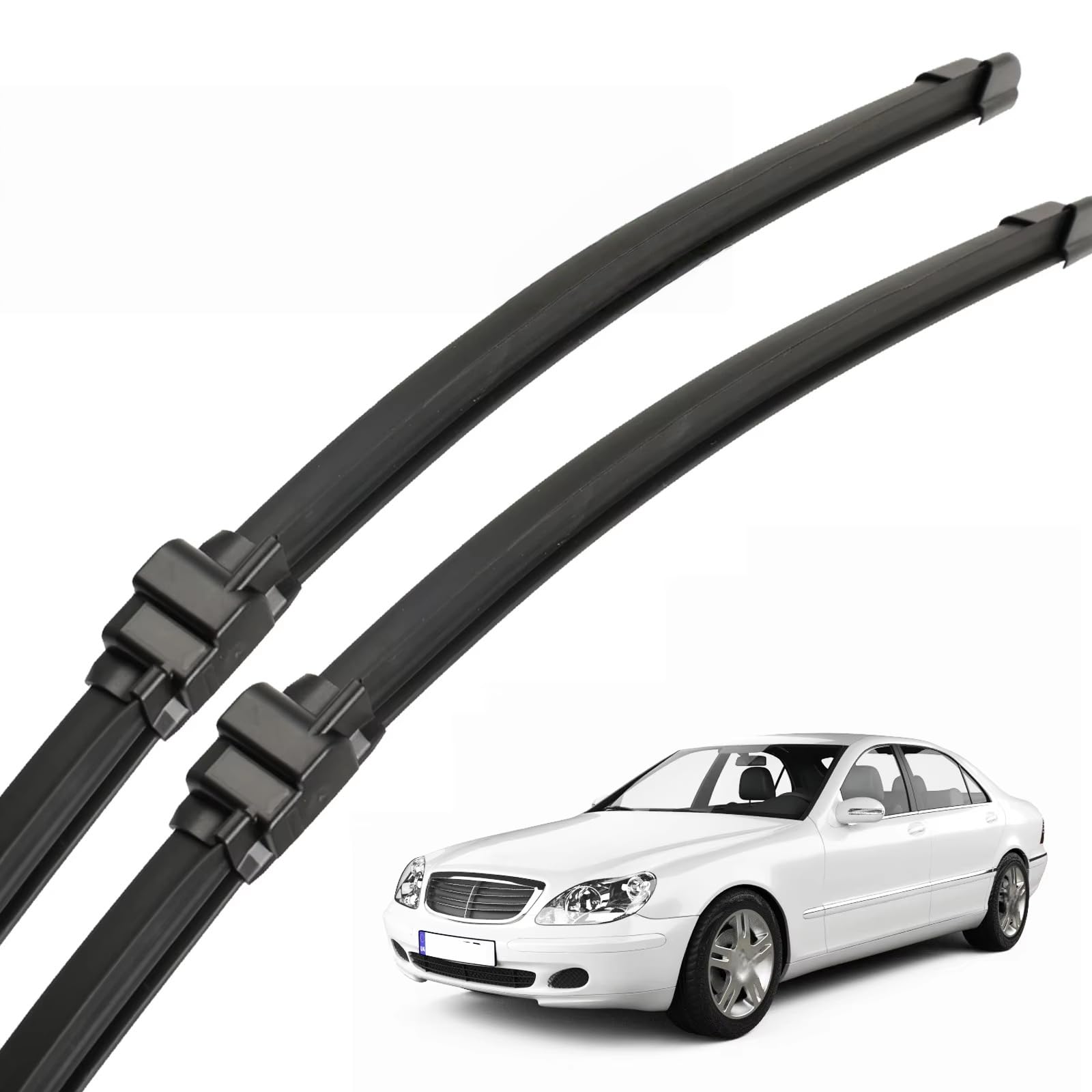 Balais d'essuie-glace Mercedes W220 pour pluie et intempéries