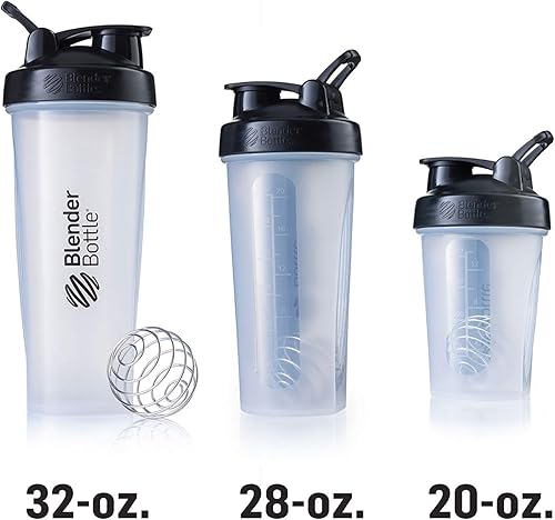 Miniatura 7 de BlenderBottle Taza de coctelera clásicaagitador de dietacoctelera de proteínas con Blenderball  27.7 fl oz - rosa claro