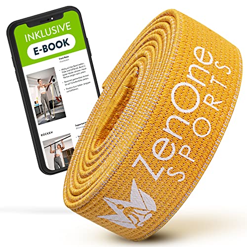 ZenOne Sports® Fitnessbänder Stoff I Resistance Bands in 6 Stärken von X-Light bis XX-Heavy I Stoff Widerstandsbänder mit Workout-Guide - Ideal für Krafttraining, Warm-up & Mehr I Gymnastikband ZenOne Sports® Fitnessbänder Stoff I Resistance Bands in 6 Stärken von X-Light bis XX-Heavy I Stoff Widerstandsbänder mit Workout-Guide - Ideal für Krafttraining, Warm-up & Mehr I Gymnastikband
