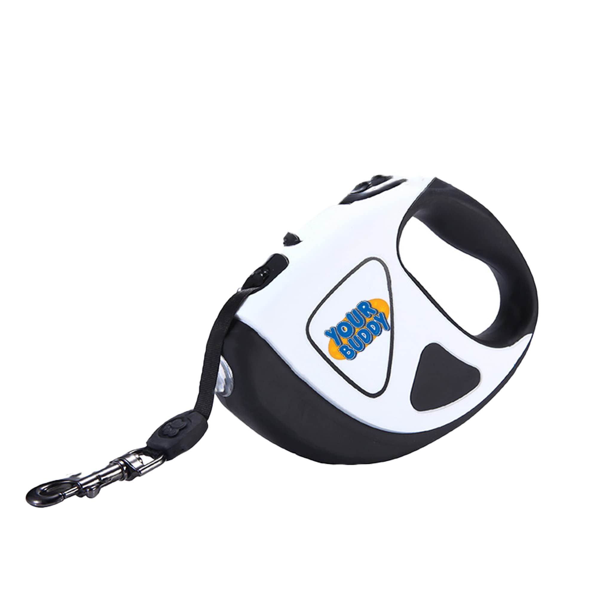 Your Buddy - Retractable Dog Leash with LED Torch | Durable & Comfortable Hand Grip and One Button Brake & Lock Handle Dog Walking and Training | Dog Leash for Small, Medium Dogs | 10 ft (B0BVW14YW9) Amazon Price History, Amazon Price Tracker
