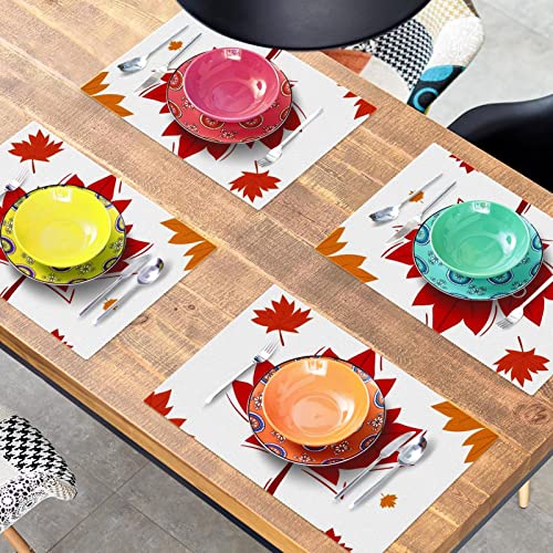 Sets de table feuille d'érable pour embellir vos dîners de fête estivaux - 8