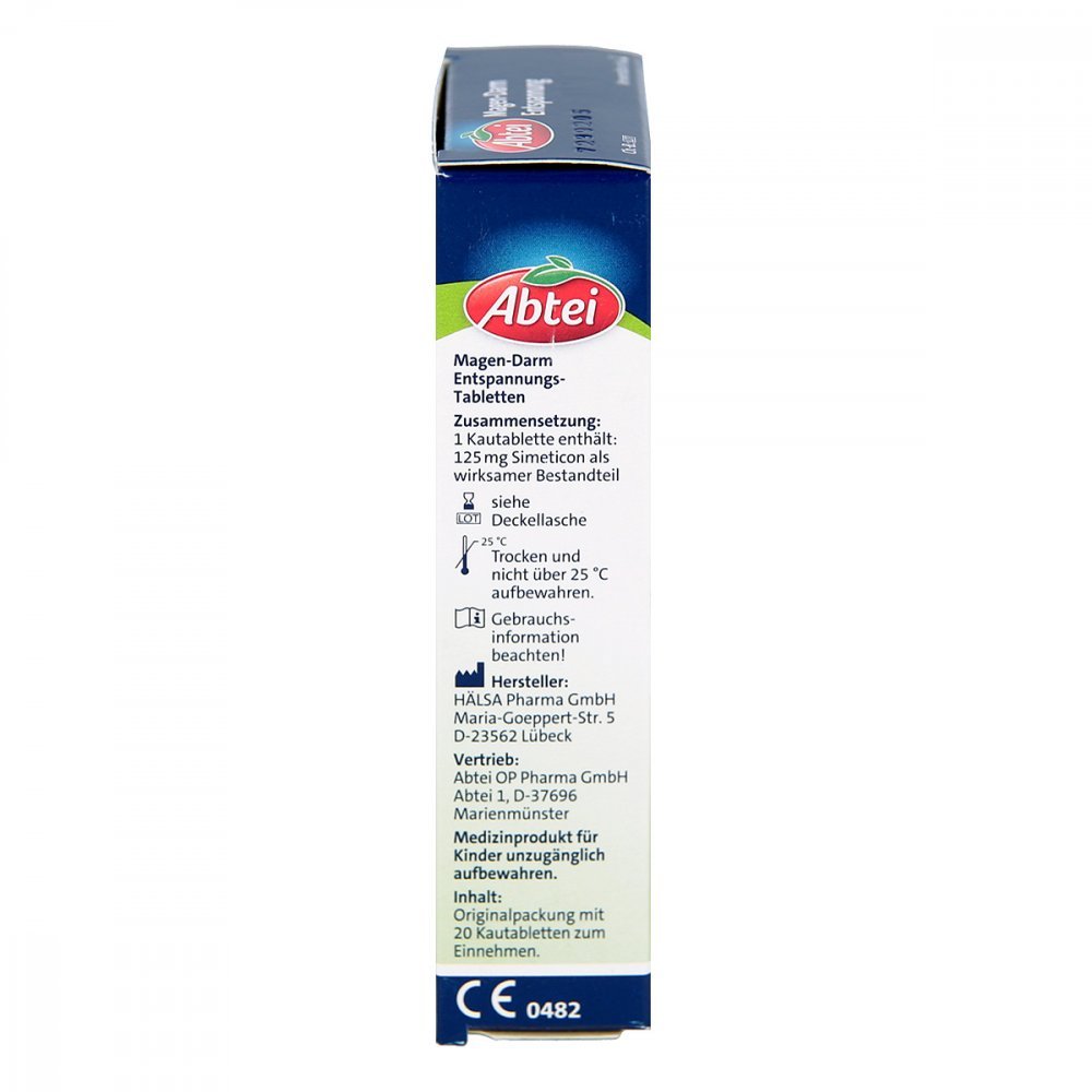 Abteos gastrointestinal masticable relajación