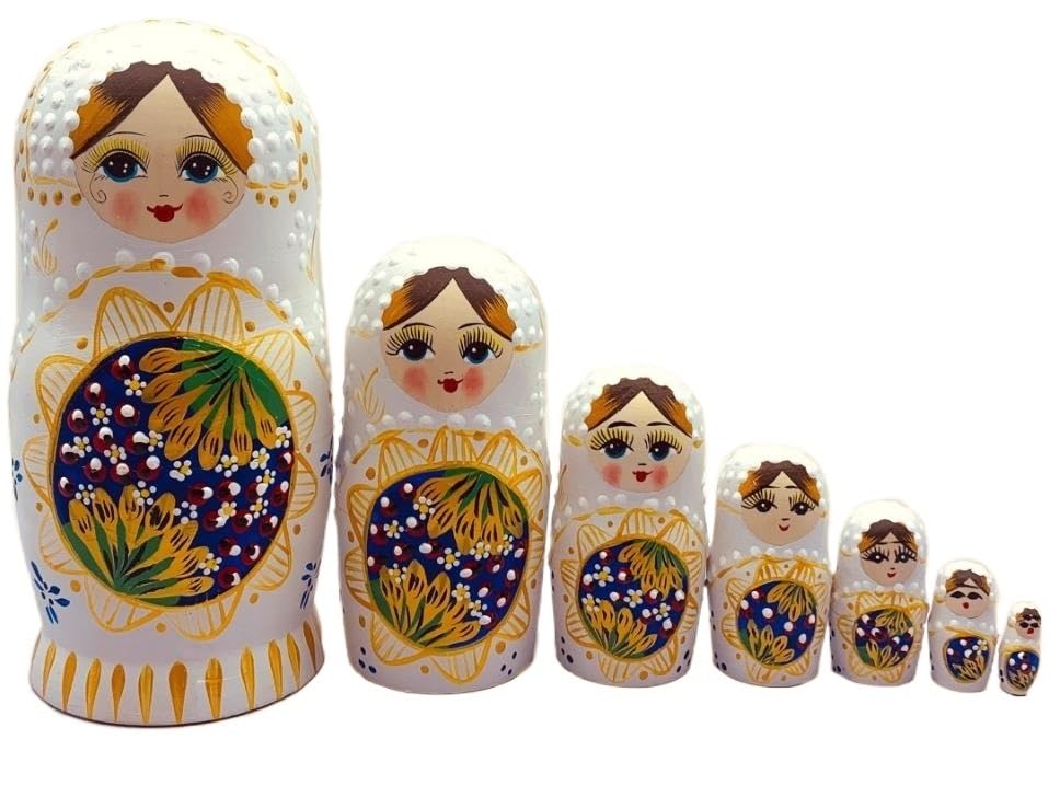 Rosyjska Matrioszka Lalka Rosyjski Matryoshka Lalki Zabawki Edukacyjne Ręcznie Malowane W Rosji-Drewniany Prezent Dekoracji Matrioszka Rosyjska