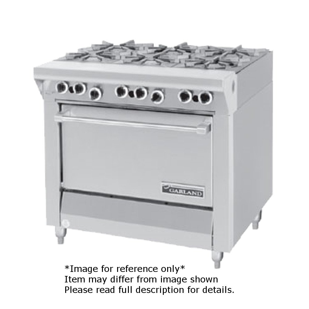 Master Series Heavy Duty 34" Gas Range with (6) by Garland – Stainless Steel, Model MST43S-E