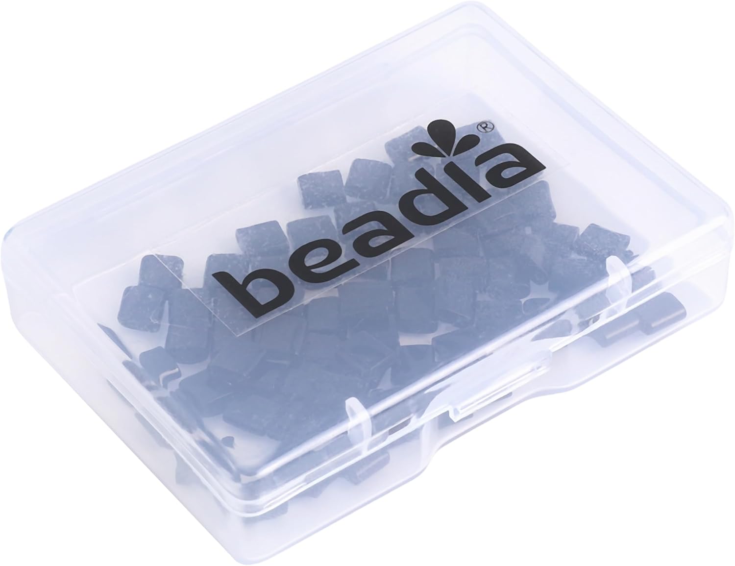 Natural Black Onyx Agate Stone Tila Beads 5x5mm Square 2-Hole Spacer Beads for DIY Bracelet Earring Making 15"/Strand - Image 6