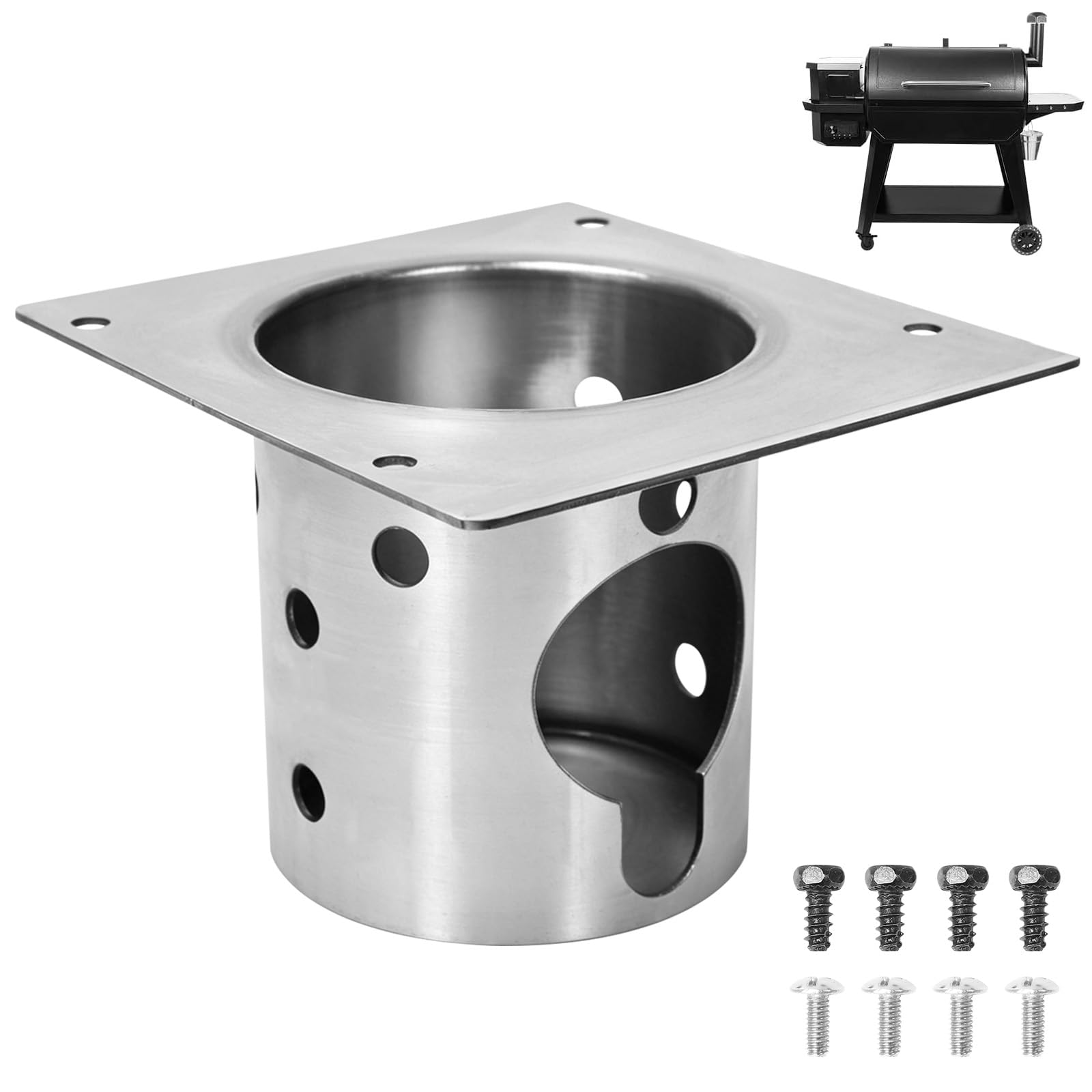 QuliMetal Fire Burn Pot Replacement Parts for Pit Boss Pro 1150 1600 Grills