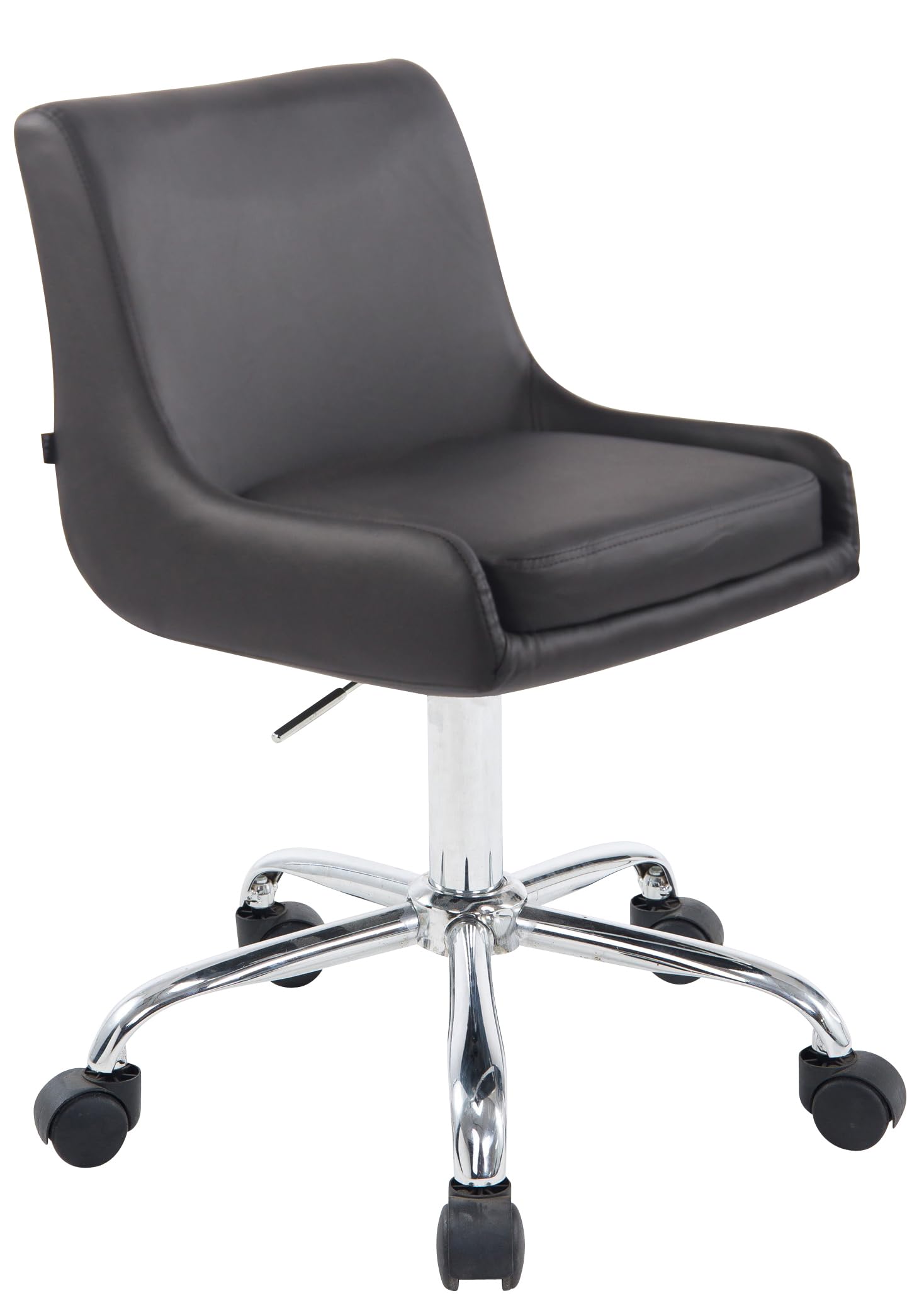 Sgabello Girevole Con Schienale Sgabello Girevole PHYSA GELA Con Schienale - Altezza Regolabile 47-61 Cm - 150 Kg Capacità - Bianco/Oro Sedia Rotelle Professionale - 5