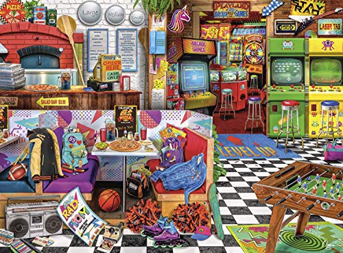 Buffalo Games - Aimee Stewart - Pixels and Pizza - 1000 Piece Jigsaw Puzzle