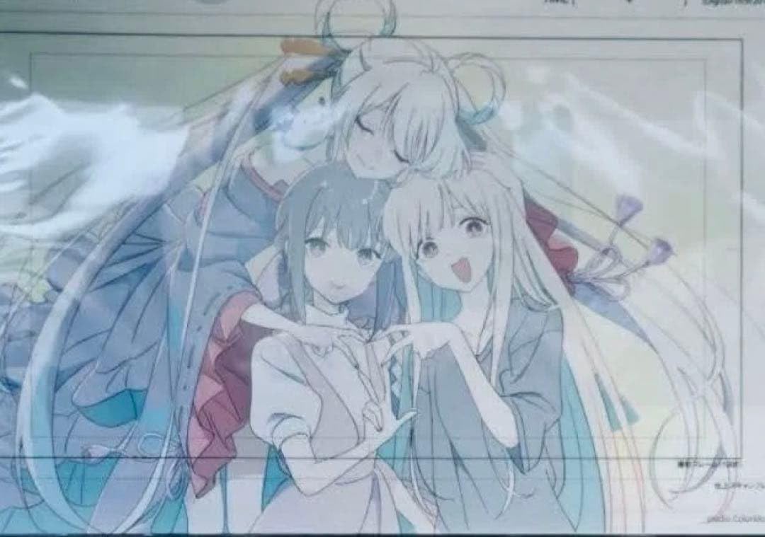 Amazon.co.jp: 超かぐや姫 ラフ原画 アニメイト限定 アクリルパネル