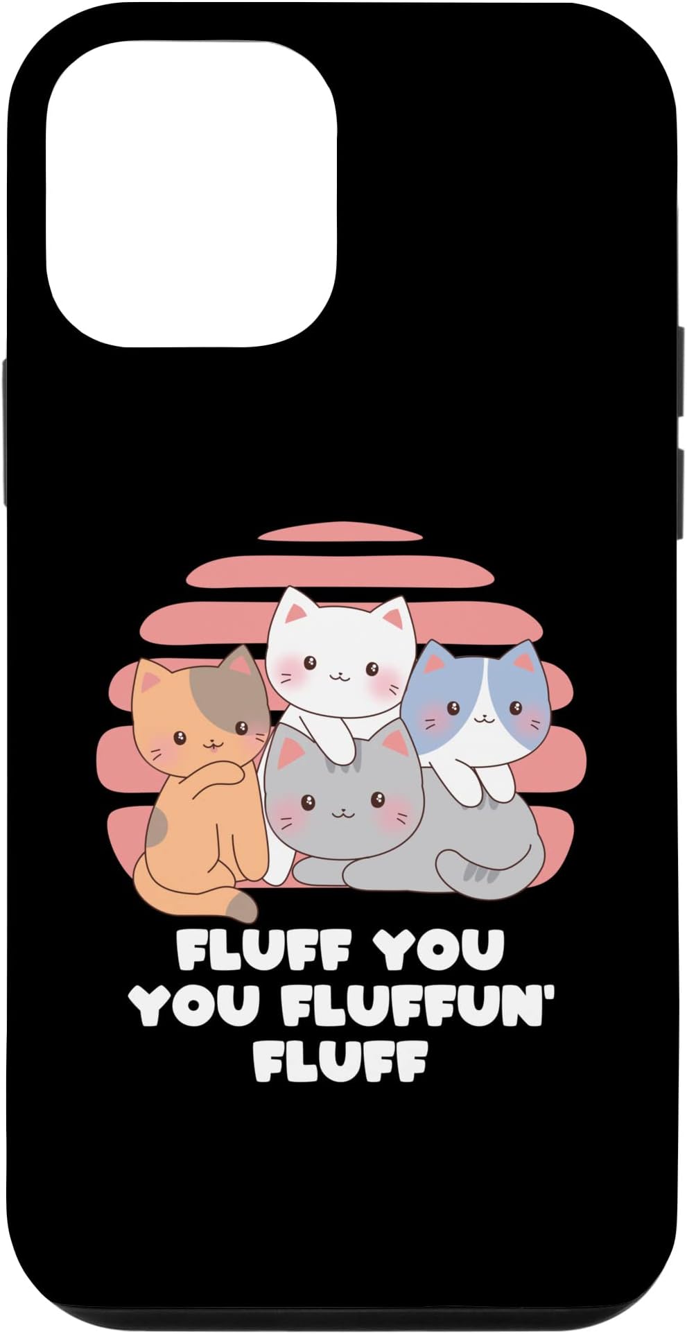 iPhone 12 mini You Fluffun Fluff Cat Lover Animal Meme Kitten Animal Pun Case
