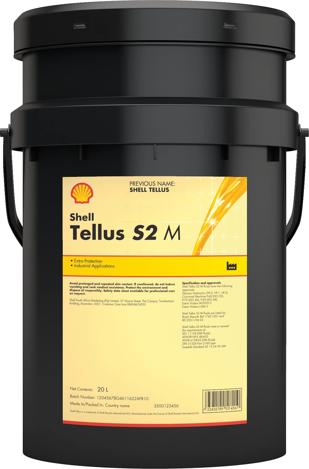 Shell Tellus S2 M 46 HLP 20 L Hydraulic Oil Hydraulic oil high