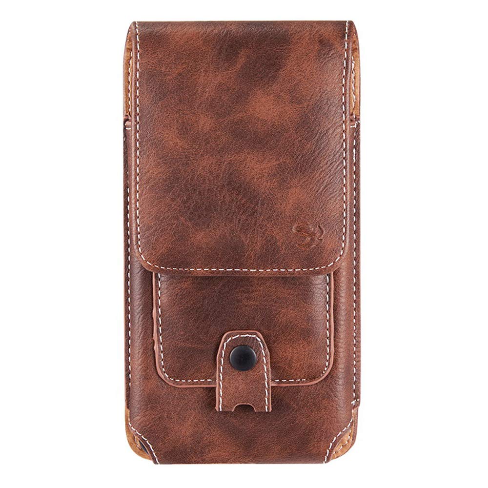 WGS Casual Cell Phone Pouch Belt Holder with Card Slot for BLU G91 G71 Studio X12 G61 Studio X10 Plus