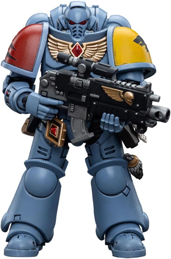 JOYTOY Warhammer 40K &1：18 Scale Action Figure Space Wolves Intercessors Collectible Model Kit JT6625