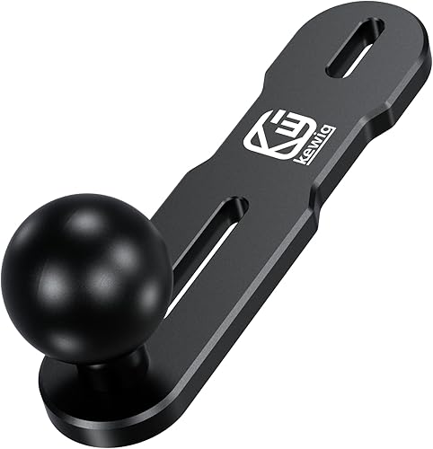 BRCOVAN Base de montaje de aleación de aluminio con bola de TPU de 1 pulgada para freno de motocicleta/cubierta de depósito de embrague compatible