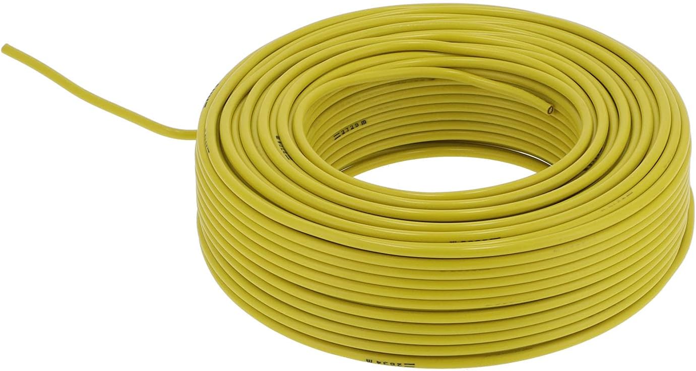 7-Core Cable, Round Extension Cable Aluminum Electrical Wire Round Electrical Wire Replacement for Meters for Power Lighting