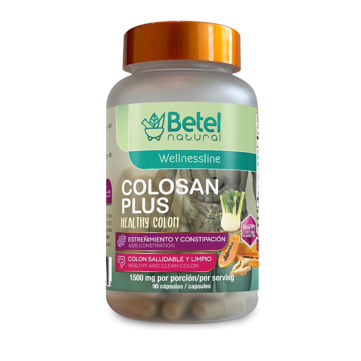 Amazon.com: Colosan Plus Colon Cleanse Capsules by Betel Natural